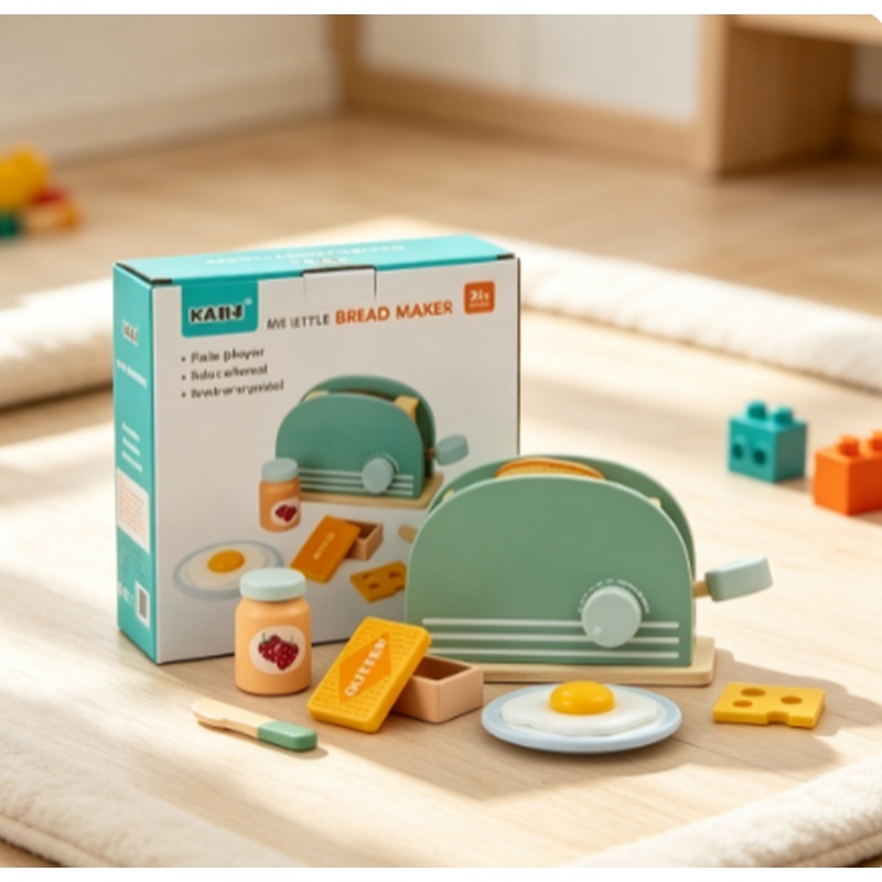 لعبة محمصة خبز خشبية للأطفال،  - مراجعة Kids Toys Kitchen Set وسعره
