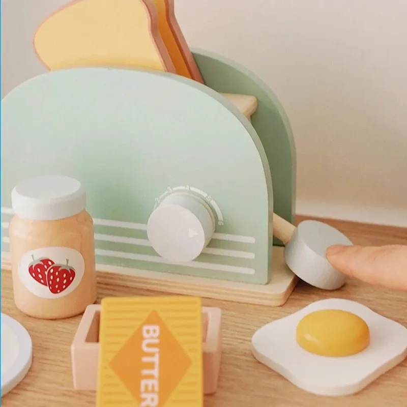 لعبة محمصة خبز خشبية للأطفال،  - مراجعة Kids Toys Kitchen Set وسعره