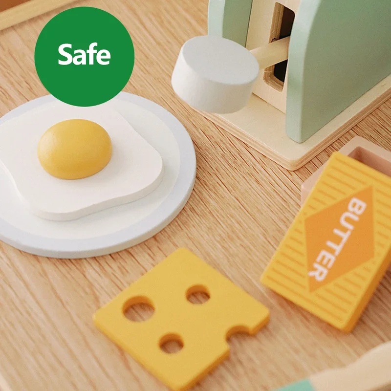 لعبة محمصة خبز خشبية للأطفال،  - مراجعة Kids Toys Kitchen Set وسعره