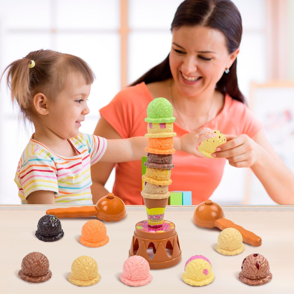 ألعاب التراص الآيس كريم للأطفا - مراجعة Kids Toys Kitchen Set وسعره