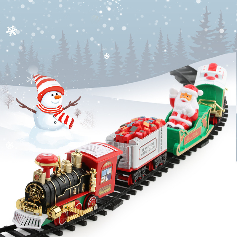 مجموعة قطار الكريسماس الكهربائ - مراجعة Kids Toys Xmas وسعره